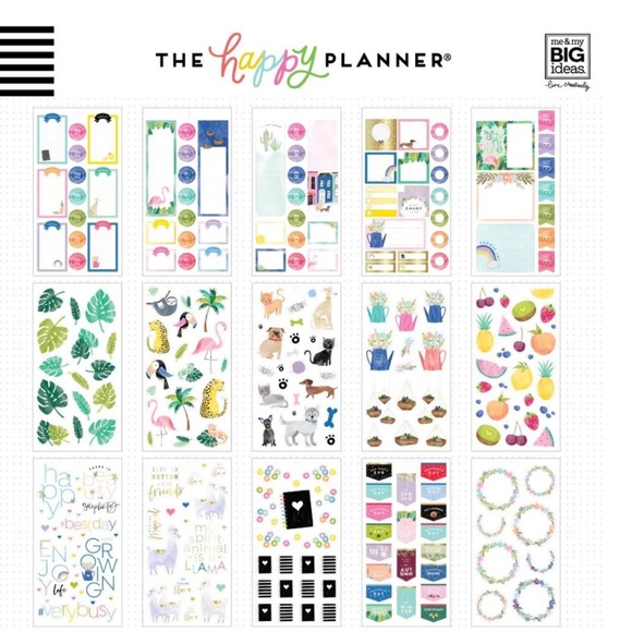 The Happy Planner “Happy Illustrations” Sticker Book - Picture 3 of 5